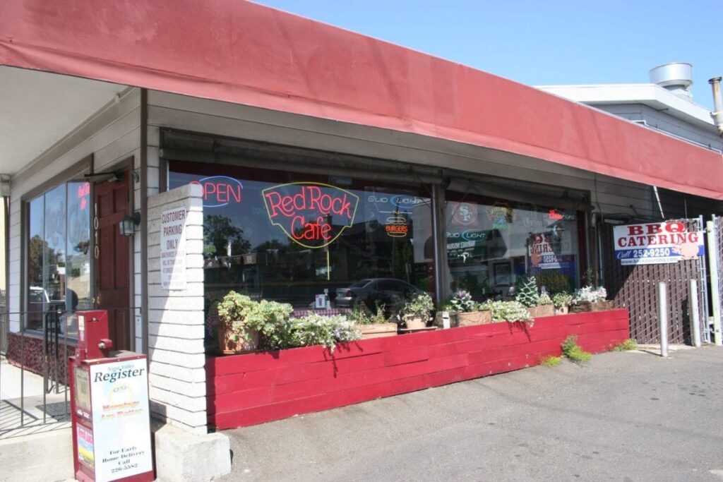 Red Rock Cafe and Back Door BBQ is located in Napa Valley CA